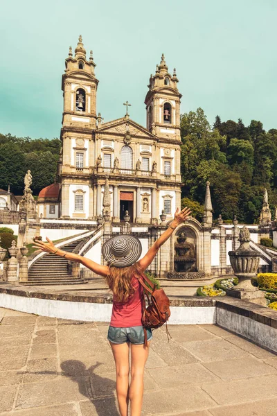 Sanctuary Bom Jesus Monte Braga Portugal — Stock Photo, Image