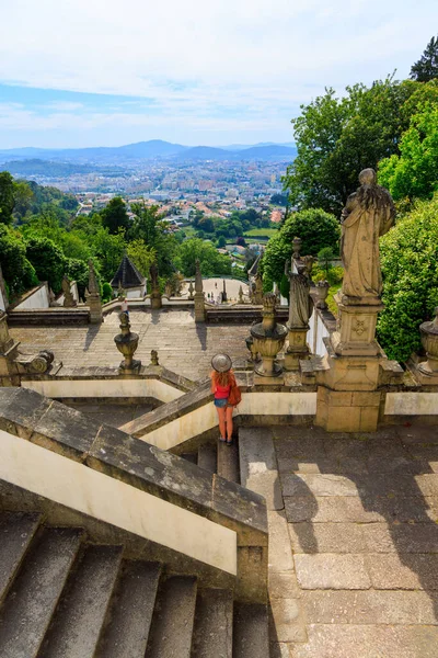 Heiligtum Von Bom Jesus Monte Braga Portugal — Stockfoto