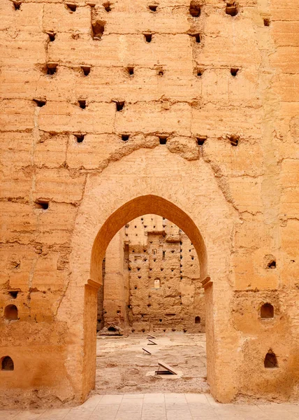 Παλιά Πόρτα Marrakes Μαρόκο — Φωτογραφία Αρχείου