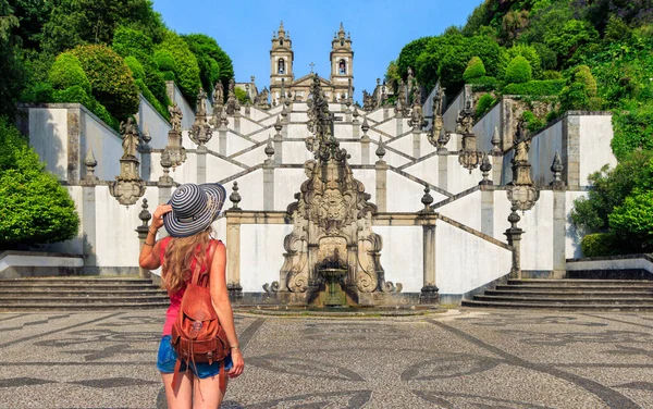 Tourism Portugal Braga Dom Jesus Monte Sanctuary — Stock Photo, Image