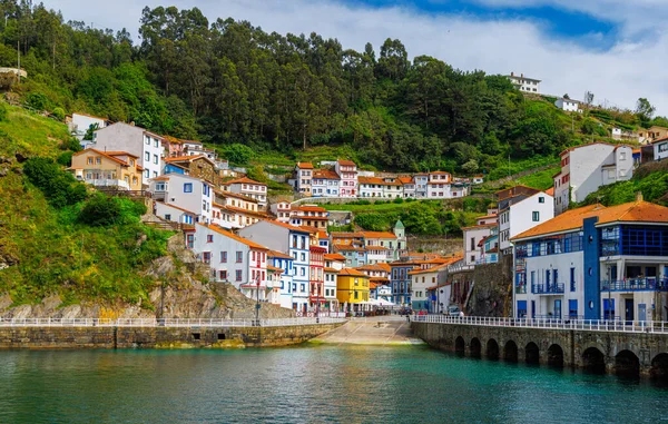 Villaggio Pescatori Cudillero Asturie Spagna — Foto Stock