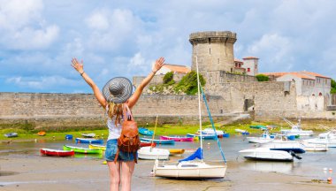 Ciboure, Socoa Fort- Saint Jean de Luz- Fransa 'da turizm, Bask ülkesi, Yeni Aquitaine