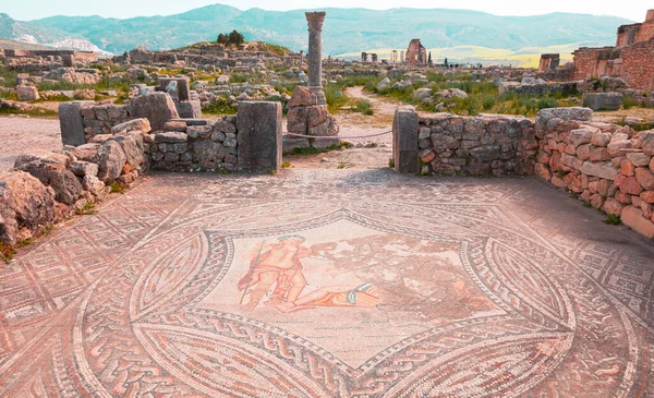 Sitio Arqueológico Volubilis Marruecos Cerca Meknes —  Fotos de Stock