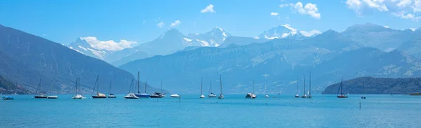 Switzerland Lake Alps Mountain — Stock Fotó