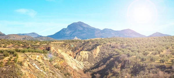 Andalusien Landschaftspanorama Spanien — Stockfoto