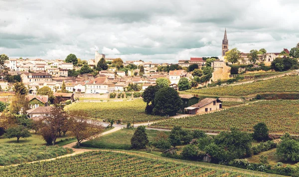 圣埃米利翁葡萄园 法国波尔多酒庄 — 图库照片