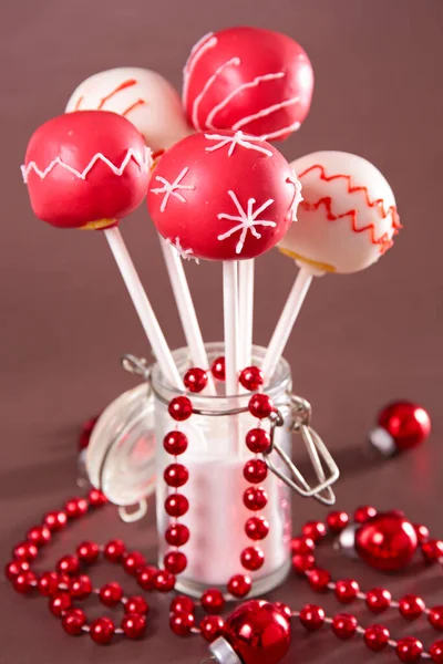 Karácsonyi Torta Pop Dekoráció — Stock Fotó