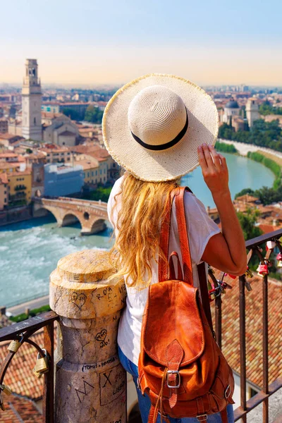 Vägresa Verona Resor Turism Italien — Stockfoto