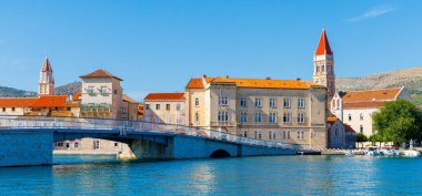 Hırvatistan 'ın Trogir, Split, Dalmaçya bölgesi. Seyahat, turizm, Europa tatili