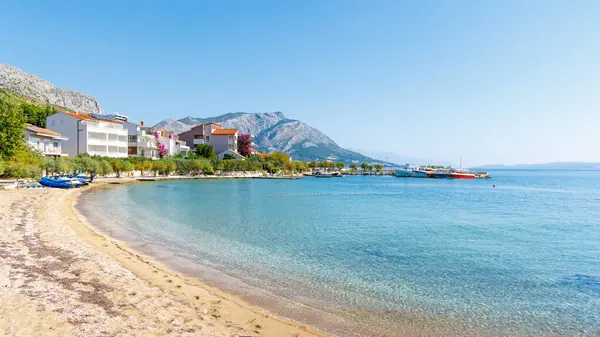 Idyllic Beach Coast Dalmácia Horvátország — Stock Fotó