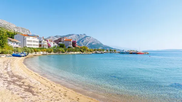 Idyllisch Strand Aan Kust Dalmatië Kroatië — Stockfoto