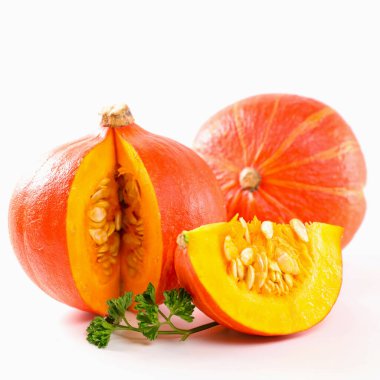 Beyaz arkaplanda kabak izole