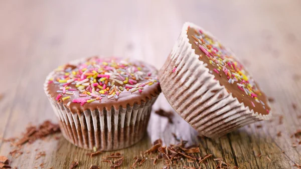 Cup Cake Chocolate Cake Pastry Candies — Stock Photo, Image