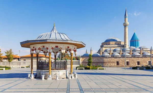 Konya City Turkey Mosque Mevlana Tomb Museum — Stock Photo, Image