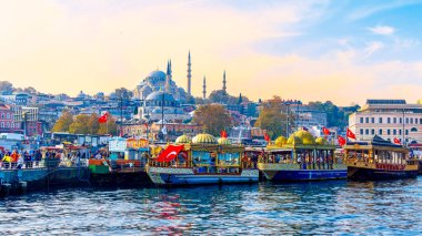 İstanbul 'un boğazlı güzel manzarası - Türkiye