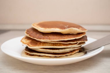 Steps of making cooking pancake