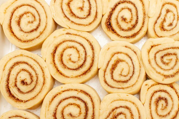 Freshly cinnamon buns with cinnamon