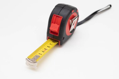 measuring tape measure on a white background