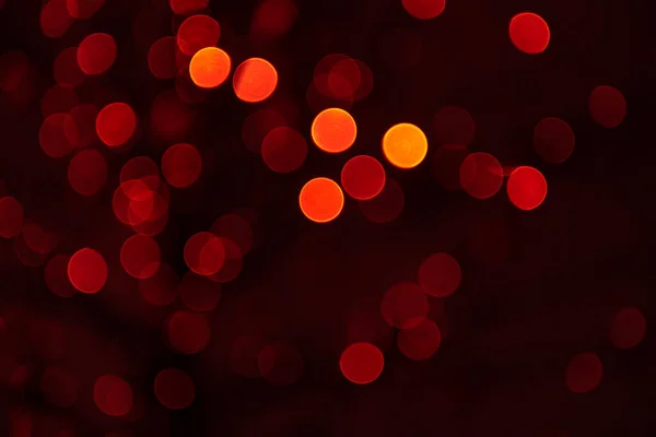 Κόκκινα Φώτα Αφηρημένο Φόντο Πολύχρωμα Φώτα Αφόδευσης Θολή Λαμπερά Φώτα — Φωτογραφία Αρχείου