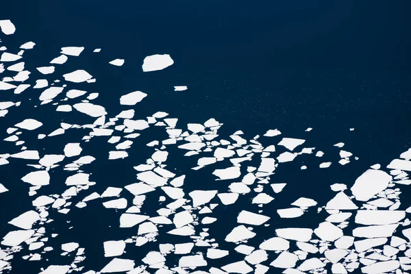 Derreter Gelo Lago Fundo Abstrato Natureza Vista Aérea Drones Lago — Fotografia de Stock