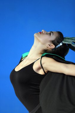 ZRENJANIN, SERBIA, 23 Mart 2013: Sırbistan 'ın Zrenjanin kentinde düzenlenen Açık Dans Yarışmasının ayrıntıları. Fotoğraf: 23 Mart 2013