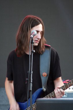 NOVI SAD, SERBIA, 13 Temmuz 2025. EXIT Festivali. Lisilo grubunun performansı.