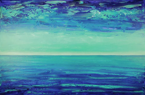 Abstract Schilderkunst Oceaan — Stockfoto