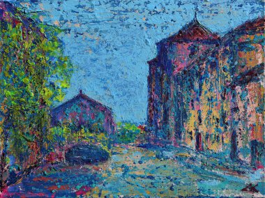 Salamanca, İspanya 'da Colegio Arzobispo Fonseca' nın sanat tablosu