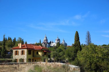 Karyes 'teki Aziz Andrew Skete Yunanistan' ın Athos Dağı 'ndaki bir manastır.