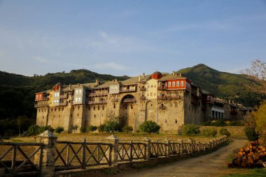 Athos Anıtındaki İviron Manastırı