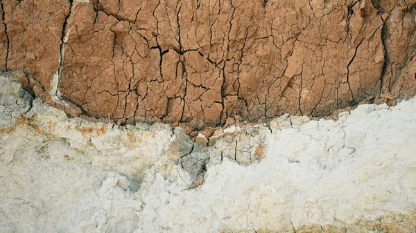 Çatlamış kil dokusu. arkaplan