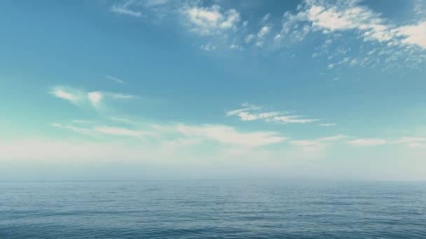 Спокійне Море Вдень Тло — стокове відео