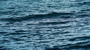 Mavi deniz dalgası. Denizin dokusu