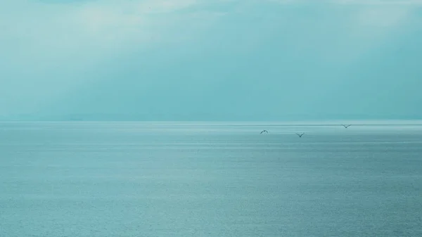  Öğleden sonra sakin bir deniz. Arkaplan