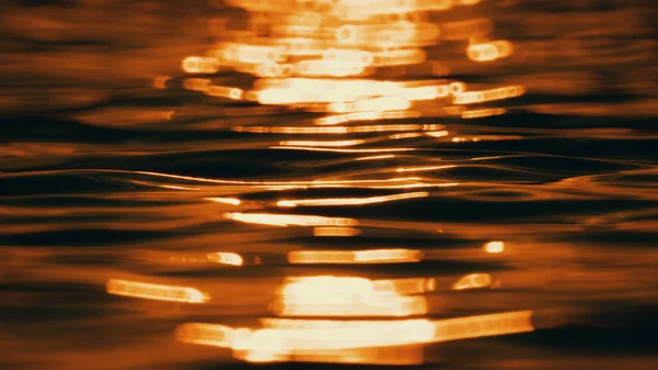 Guldvågsstruktur Vid Solnedgången — Stockfoto