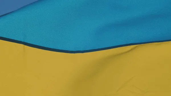 Ukrayna bayrağı rüzgarda dalgalanıyor