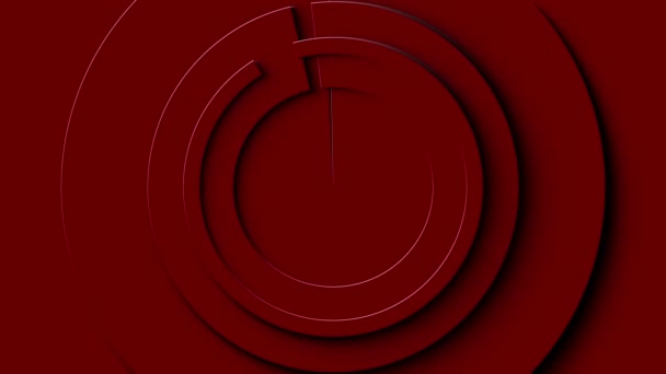 Простий Абстрактний Палкий Червоний Фон — стокове відео