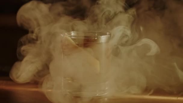 Staromodny Koktajl Dymu — Wideo stockowe