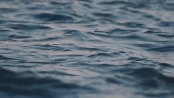 Mavi Deniz Dalgası Denizin Dokusu — Stok video