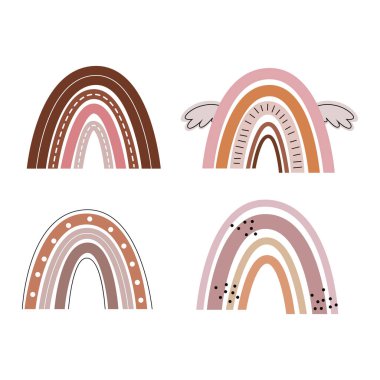 Bebek Gökkuşağı 3 - Bebek Tasarımı: 124; Çiftlik Evi: 124; Yazdırma: 124; EPS10