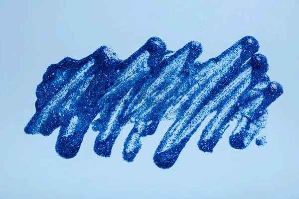 Синий Блеск Цветном Фоне Сверху Рождественский Блеск — стоковое фото