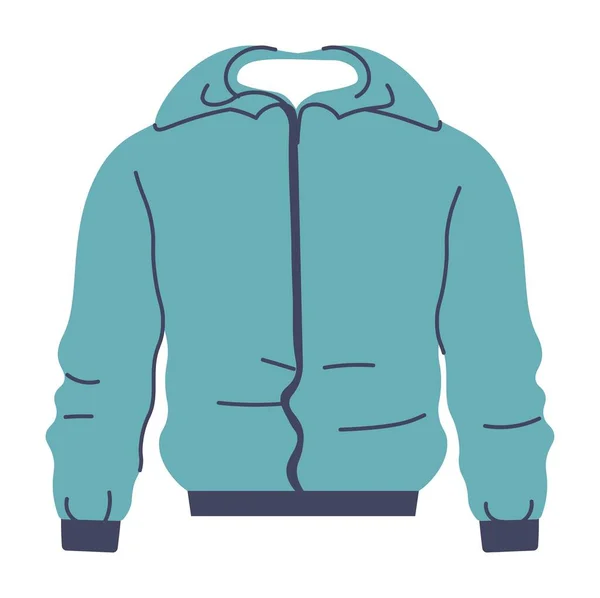 Jacke Oder Pullover Isolierte Winterkleidung Für Männer Und Frauen Oberbekleidung — Stockvektor