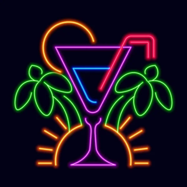 Klub Nocny Bar Lub Pub Serwujący Napoje Alkoholowe Napoje Koktajle — Wektor stockowy