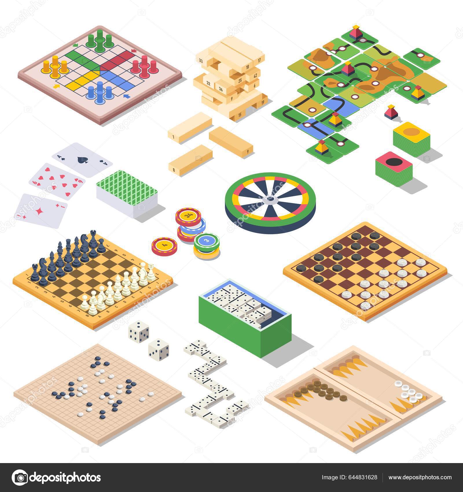 Ícone plano de tabuleiro de damas de madeira jogos de tabuleiro