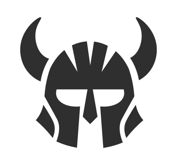 Iron Metal Viking Tribes Helmets Headpieces Horns Animals Horned Headgear — Stock Vector