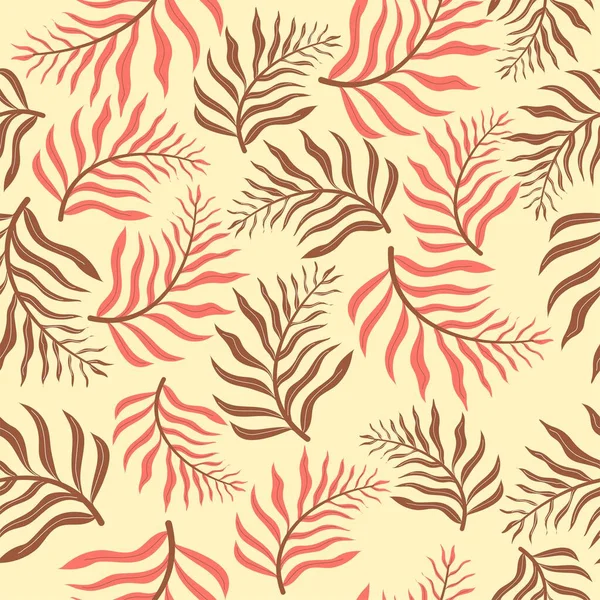 Καταστήματα Φύλλα Μποέμικη Διακόσμηση Σχέδιο Twigs Φύλλα Και Φύλλωμα Τροπικό — Διανυσματικό Αρχείο