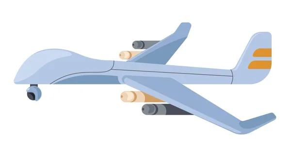 Véhicules Aériens Drones Sans Pilote Avec Ailes Caméra Pour Contrôle — Image vectorielle
