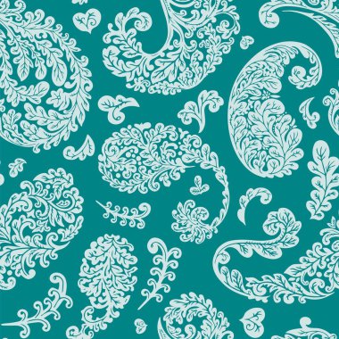 Yapraklar ve dallar, çiçekler ve yapraklar bahar veya yaz tasarımı. Bitki dalları ve kır çiçekleri, desenli motif süsü. Kusursuz desen, duvar kağıdı izi ya da arka plan. Düz biçimli vektör