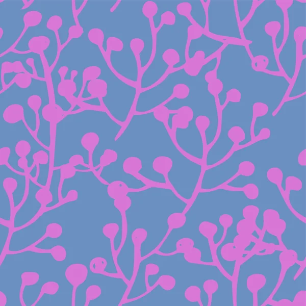 Квіти Квітковому Безшовному Візерунку Абстрактний Сучасний Друк Або Текстильний Дизайн — стоковий вектор