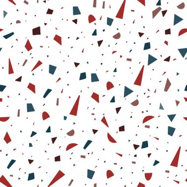 Orta yüzyıl modern baskısı, dekoratif geometrik şekilleri ve süslemeleri olan soyut, pürüzsüz desen. Minimalist ve basit tasarım, üçgenli modaya uygun duvar kağıdı ya da arka plan. Düz biçimli vektör